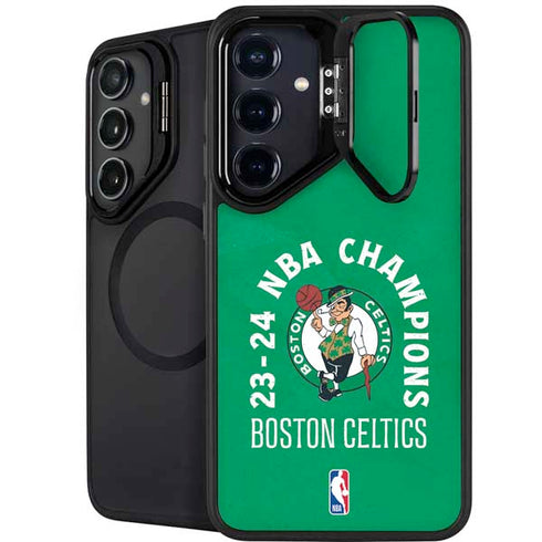 2024 NBA Champions Boston Celtics Galaxy S25 Kickstand Case